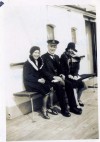 137. ID HAY_PUF_082 Muriel Pullen, Captain Anderson & Tora. The ship is unidentified.
Cat1 Families-->Pullen Cat2 Blackwater-->Laid up ships