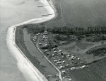 Jack Botham aerial photograph 3205. Decoy Point. Early days at Waldegraves Caravan site. c1962. Photo: Botham Aerial Views