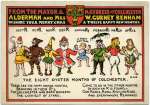 67. ID MMC_P809_E From the Mayor & Mayoress of Colchester Alderman and Mrs W. Gurney Benham, wishing you a Merry Xmas and twelve happy new months. The eight oyster months of ...
Cat1 Oysters-->Documents and Papers Cat2 Museum-->Artefacts and Contents